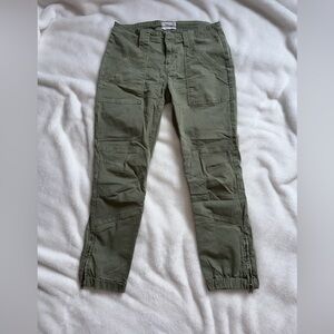 Frame Banded Bottom Trapunto Moto Pants size 27